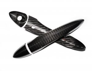 Alfa Romeo Stelvio Exterior Door Handle Set - Carbon Fiber - Feroce Carbon